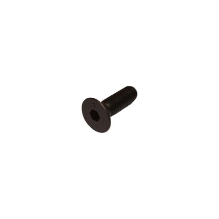 M8x1.25x25 Flat Head Socket Screw (Black Zinc)