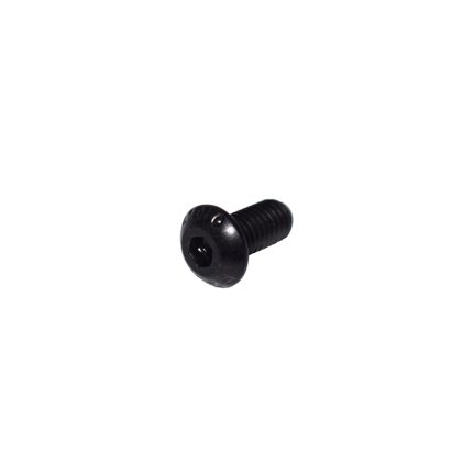 M5x0.8x10 Button Head Socket Screw (Black Zinc)