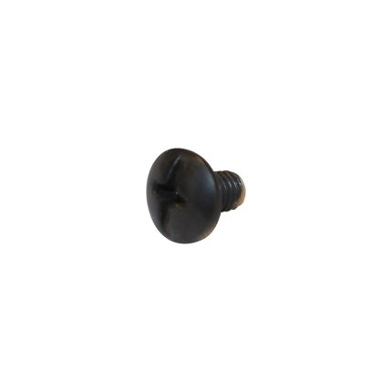 M4x0.7x6 Truss Head Phillips Screw (Black Zinc)