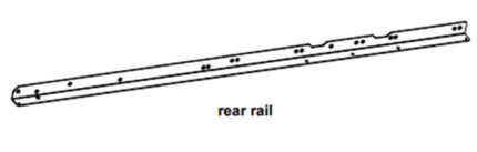 TGP2 52" Rear Rail