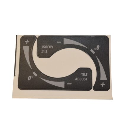 Tilt Adjust Label for JSS PRO