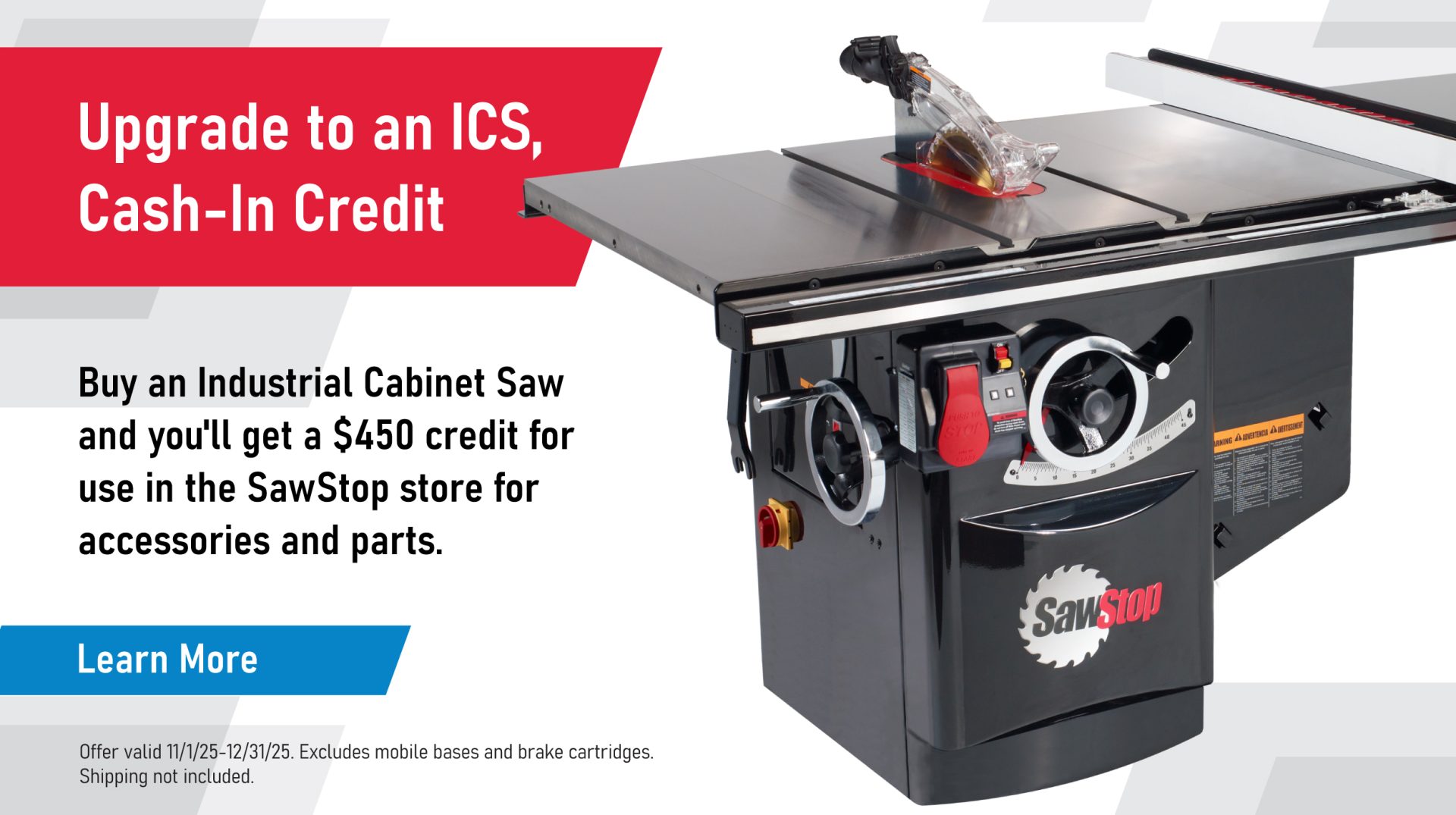 Upgrade to a ICS, Cash-In Credit